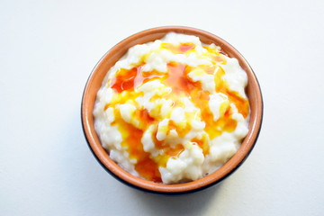 riz au lait et caramel