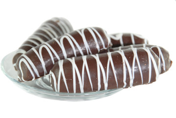 candy, chocolate on the saucer