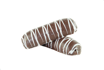 chocolate candies isolated