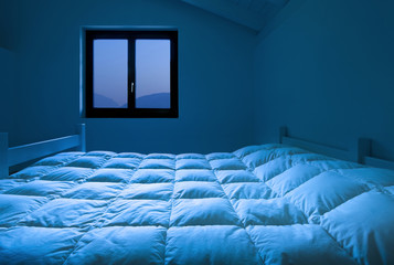 bedroom at the night