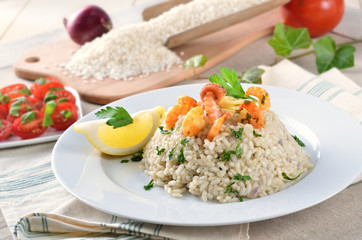 Risotto mit Meeresfrüchten