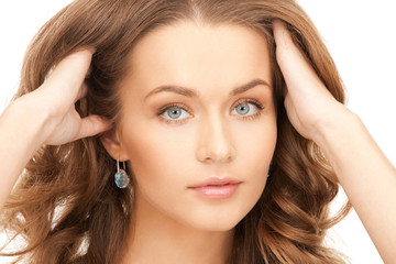 Naklejka premium beautiful woman