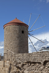 ancient fortification at rhodos