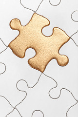 Fototapeta premium Golden Puzzle