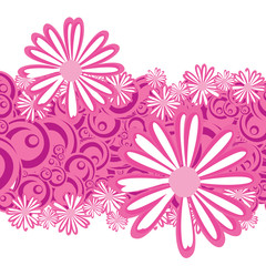 pattern with daisies