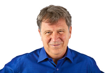 Obraz premium happy attractive posing man in studio