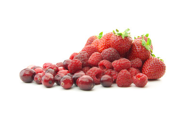 red mixed berries