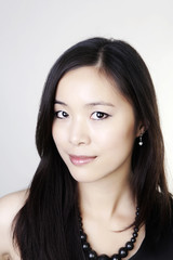 Naklejka premium young chinese woman