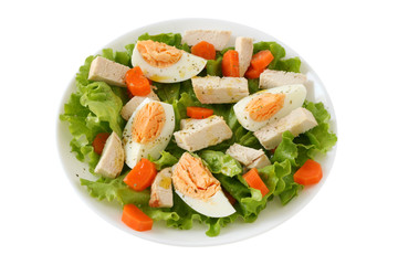 salad with chicken