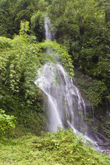 Fototapeta premium Watefall in Sikkim jungle, India