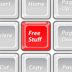 free stuff keyboard button