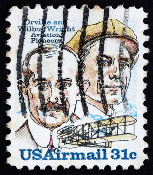 Postage Stamp USA 1978 Orville And Wilbur Wright