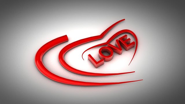 Love and Heart 3d Animation HD
