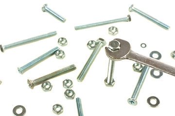 Wrench and screws