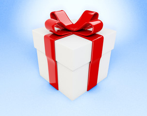 Gift box in 3D