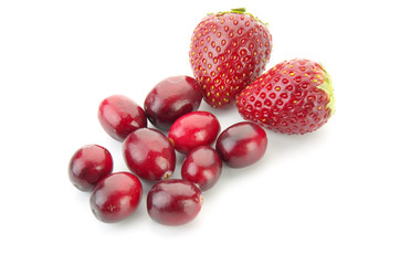 strawberry and cranberry