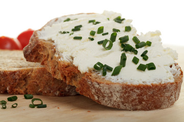 Frischkäsebrot