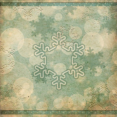 vintage pattern with snowflake