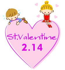 バレンタイン　イラスト