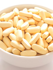 close up of medicine pills