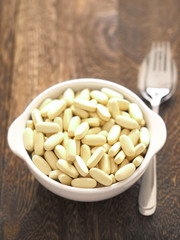 bitter medicine concept