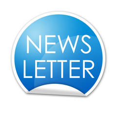 Pegatina NEWS LETTER con reborde