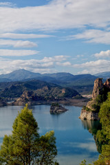 Fototapeta na wymiar Spain, Fuensanta reservoir