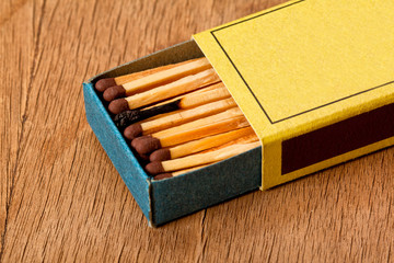 Burned match between other matches