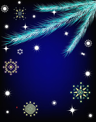 Fototapeta na wymiar New Year's and Christmas abstract decorative elements.