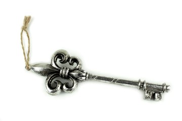 Old silver key