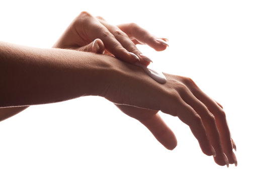 hands of a woman