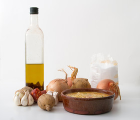 Garlic and onion soup