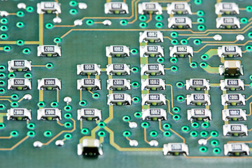 Electronic equipment on the circuit board