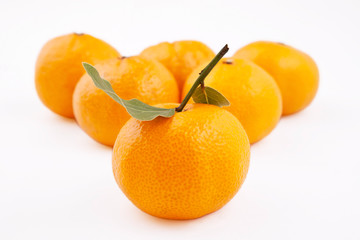 Many tangerines