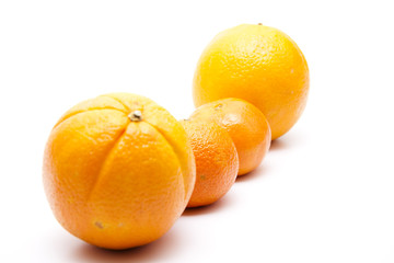 Orangen und Mandarinen