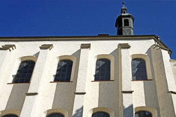 Fototapeta na wymiar Franziskanerkirche in ÜBERLINGEN am Bodensee