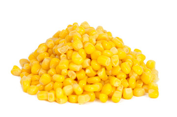 canned corn isolated