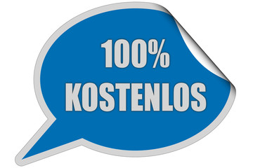 SP-Sticker blau 100% KOSTENLOS