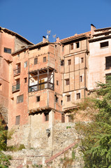 Fototapeta na wymiar Viviendas en Albarracin, Teruel (España)