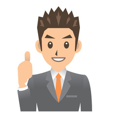 ビジネスマン B 表情2 OK