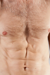 Naklejka premium man with a defined body