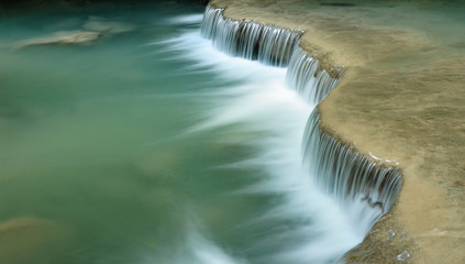 Rain forest waterfall