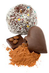 Products of cocoa and chocolate