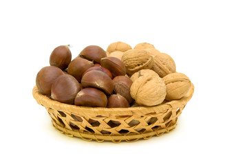 chestnuts and walnuts