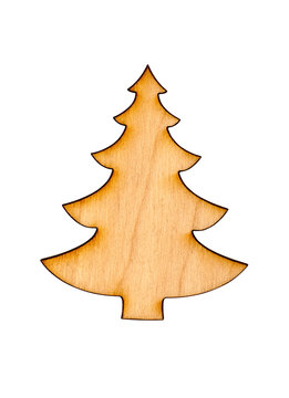 Wooden christmas tree