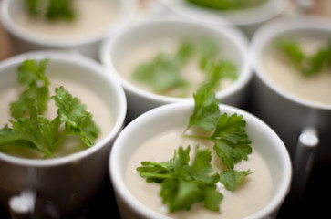 soupe velouté persillé