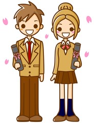 卒業　イラスト