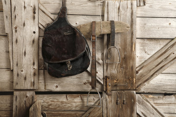 Saddles and bridles in the stable