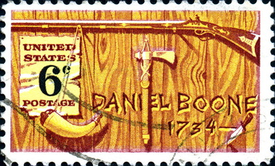 Daniel Boone. 1734. US Postage.