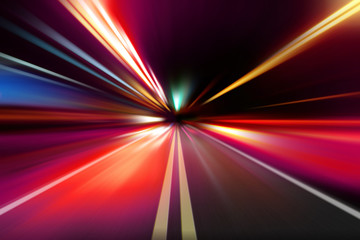 night road